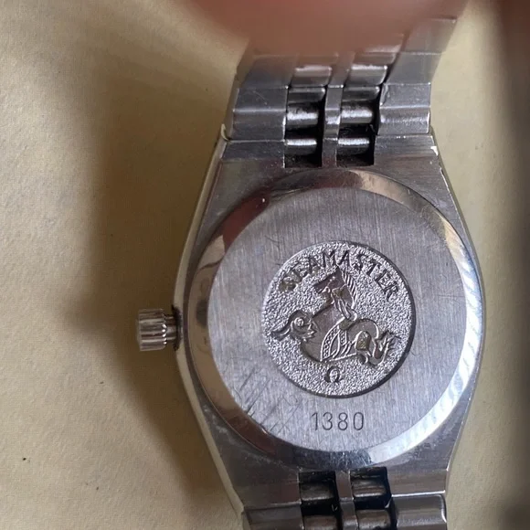 Authentic Omega Seamaster Quartz 1380 All Stainless Steel